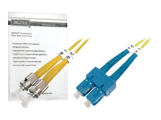 DIGITUS Patch-Kabel - ST Einzelmodus (M) zu SC Single-Modus (M)