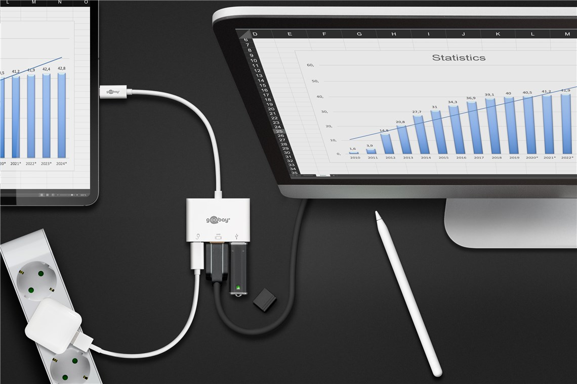 Goobay - Dockingstation - USB-C - HDMI, Ansicht 2