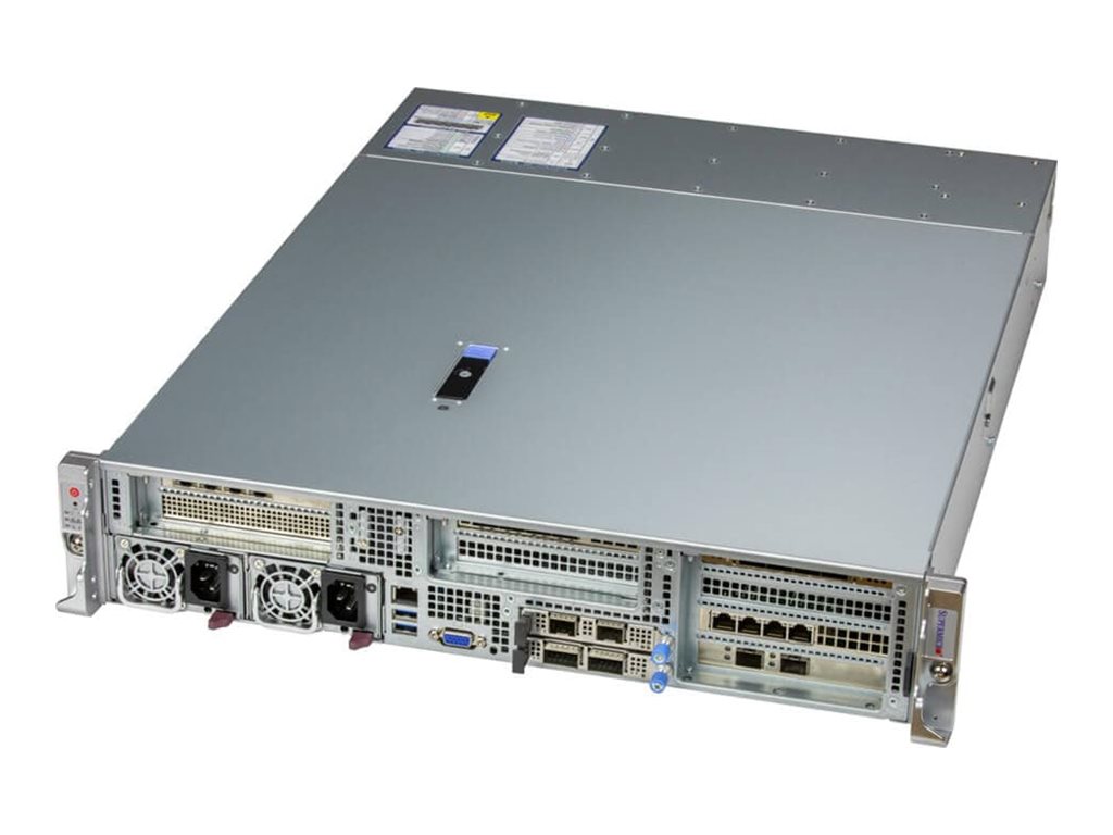 Supermicro SuperServer 221HE-FTNR - Server - Rack-Montage - 2U - keine CPU - RAM 0 GB - SATASASNVMe - Hot-Swap 6.4 cm (2.5)