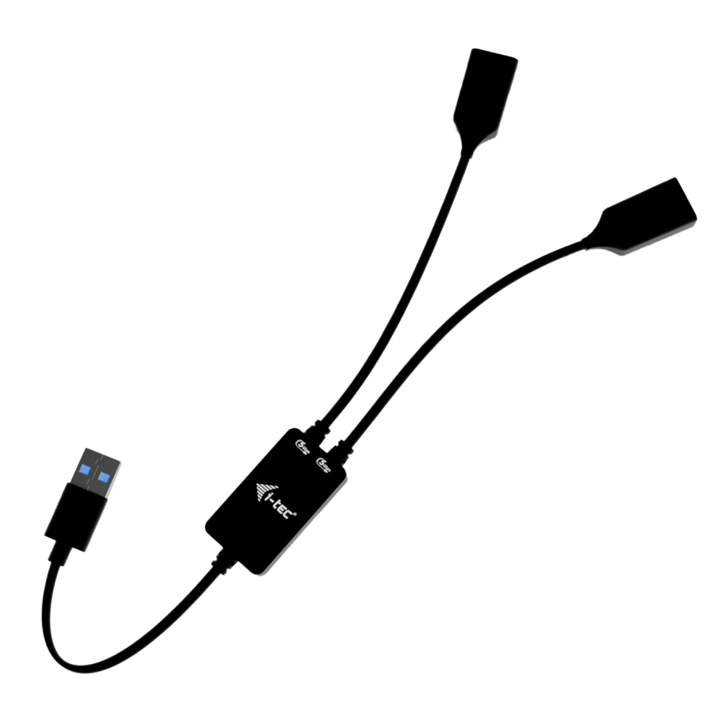 i-tec Hub - USB-A-Kabel - 2 x USB 3.2 Gen 1, Ansicht 2