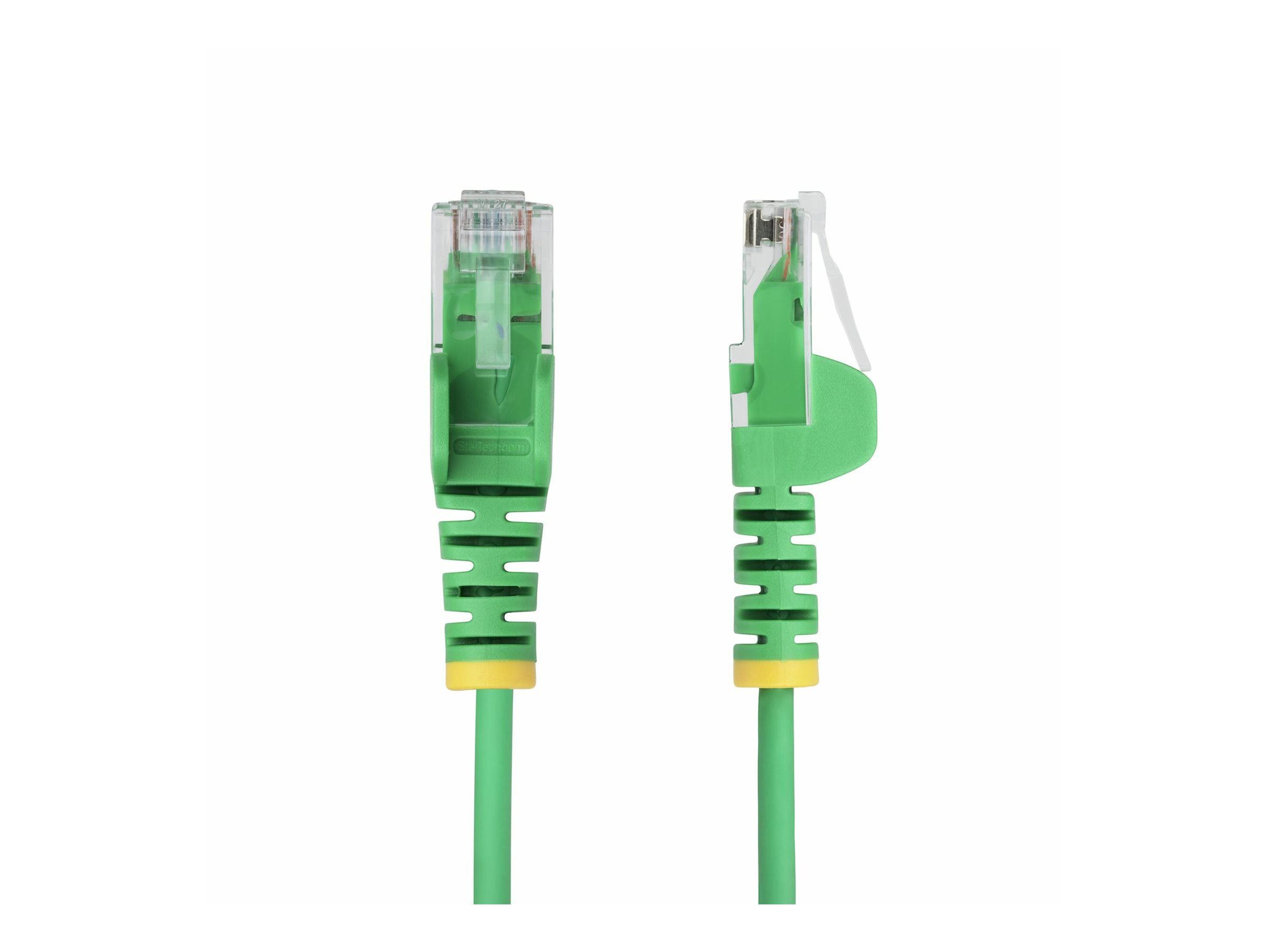 StarTech.com 2m Green Slim CAT6 Ethernet Cable, Snagless, 28AWG, LSZH - Patch-Kabel - RJ-45 (M), Ansicht 3