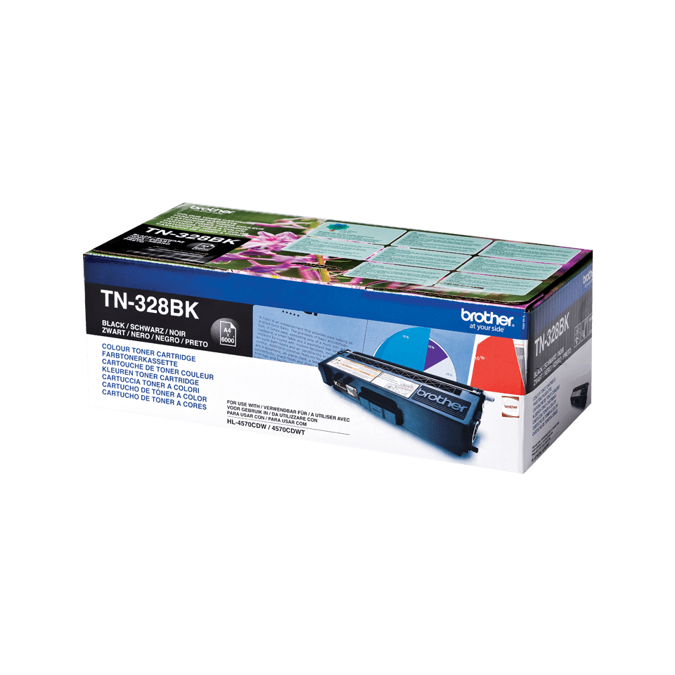 Brother TN328BK - Schwarz - Original - Tonerpatrone, Ansicht 3