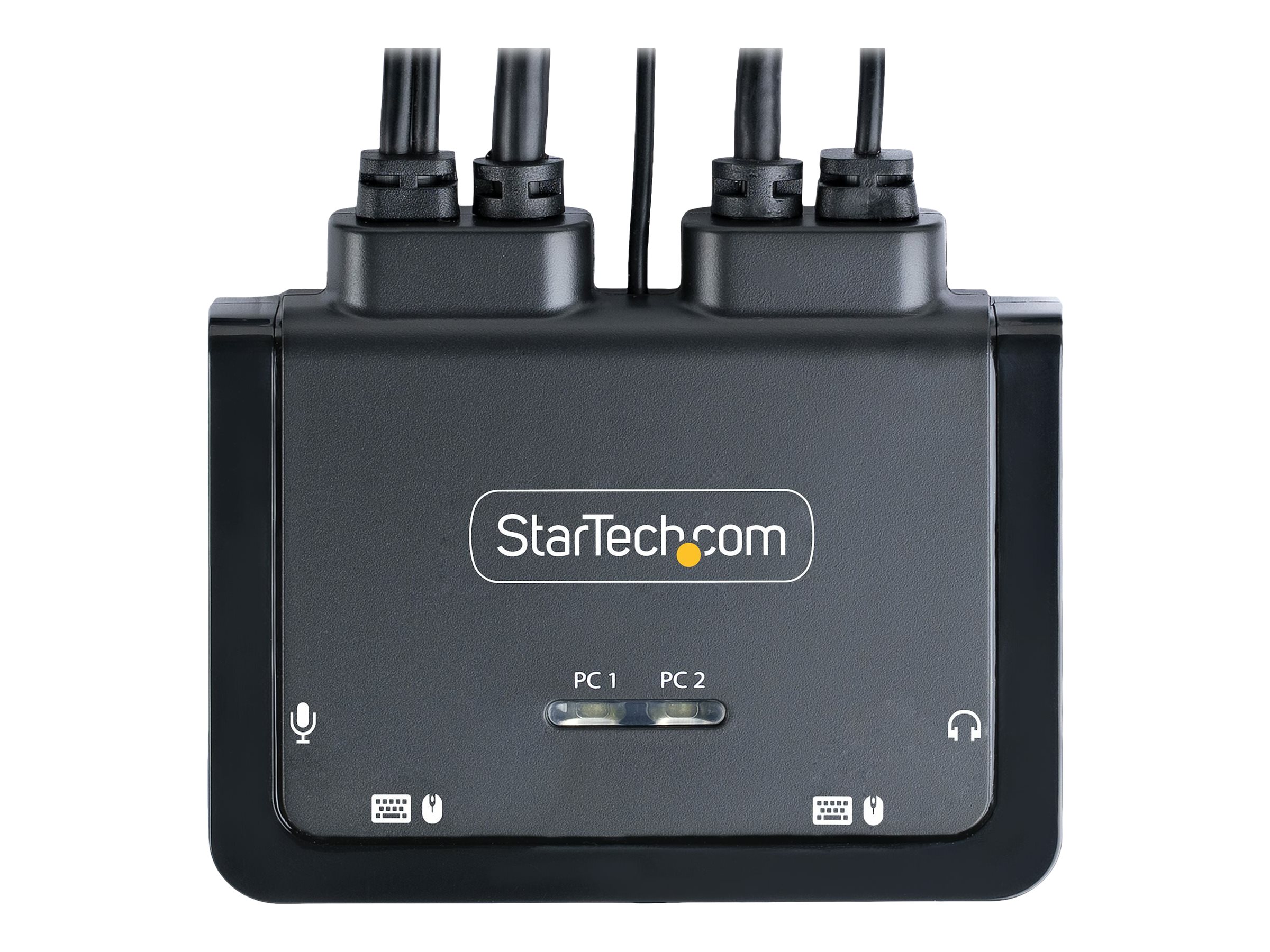 StarTech.com 2-Port USB-C Kabel KVM Switch, 4K60Hz