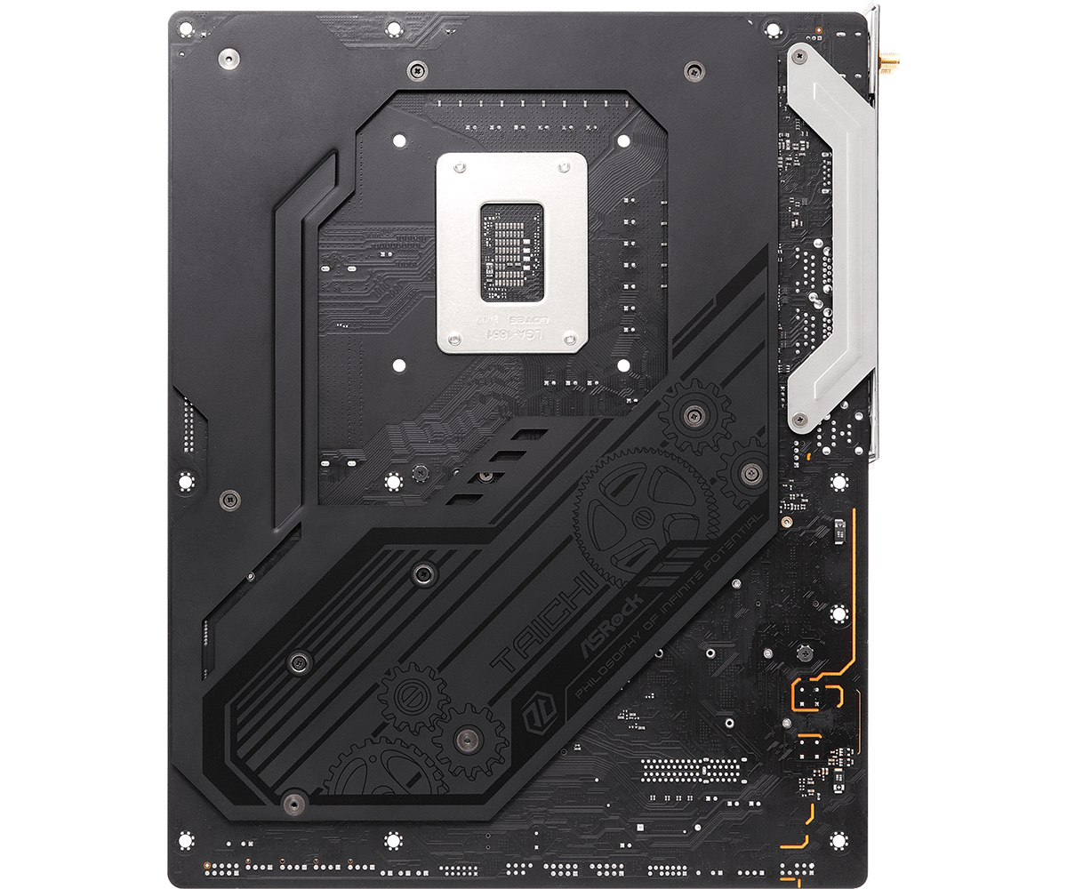 ASRock Z890 TAICHI - Motherboard - ATX - LGA1851-Sockel - Z890 Chipsatz - USB4, USB-C 3.2 Gen 2x2, USB 3.2 Gen 2, Ansicht 3