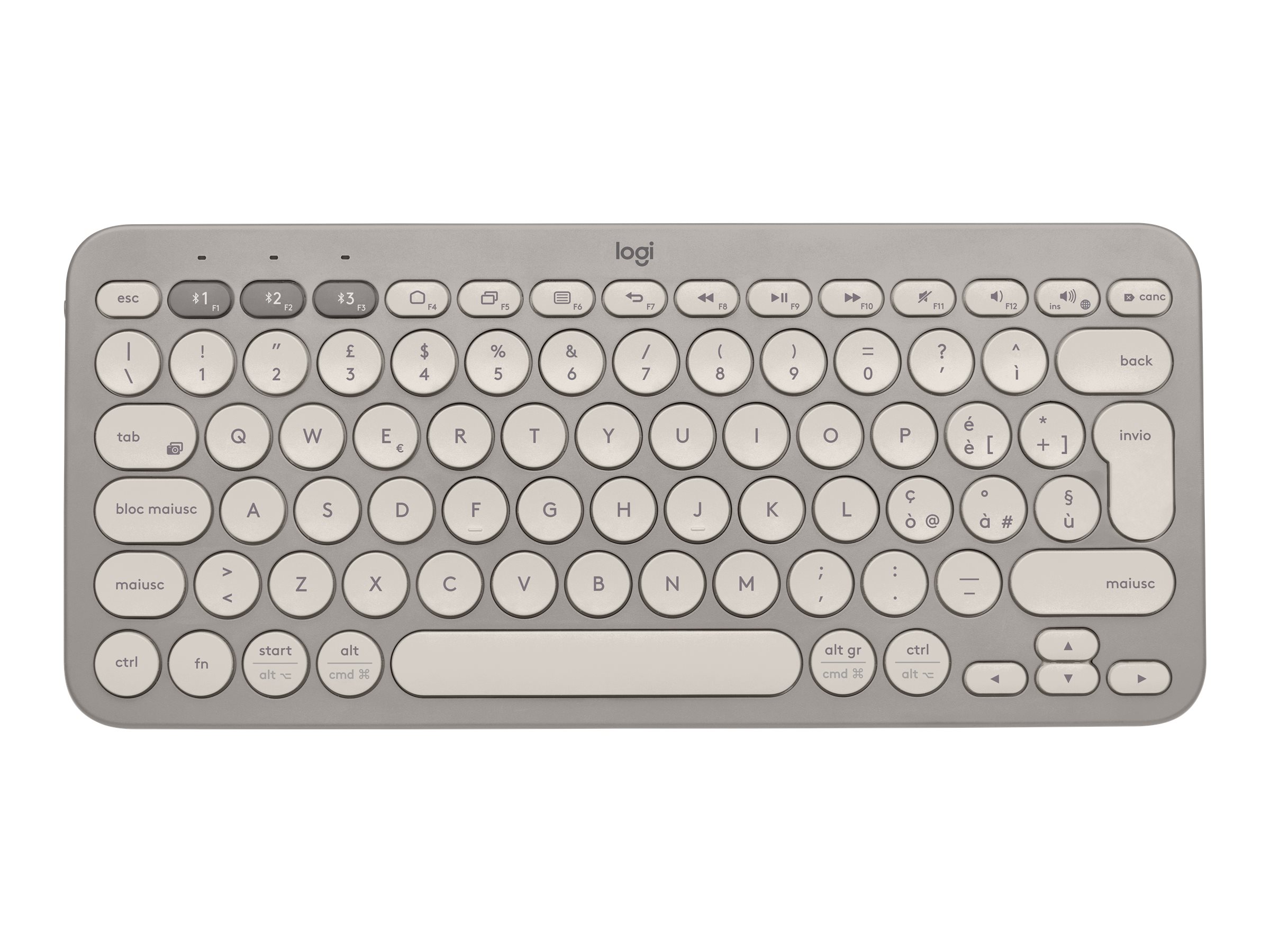 LOGI K380 Multi BT Keyboard - SAND (ITA) (920-011159)