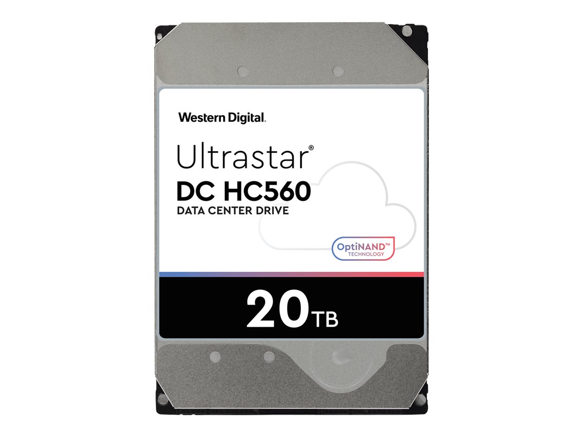 WD Ultrastar DC HC560 WUH722020BL5201 - Festplatte - verschlüsselt - 20 TB - intern - 3.5 (8.9 cm)