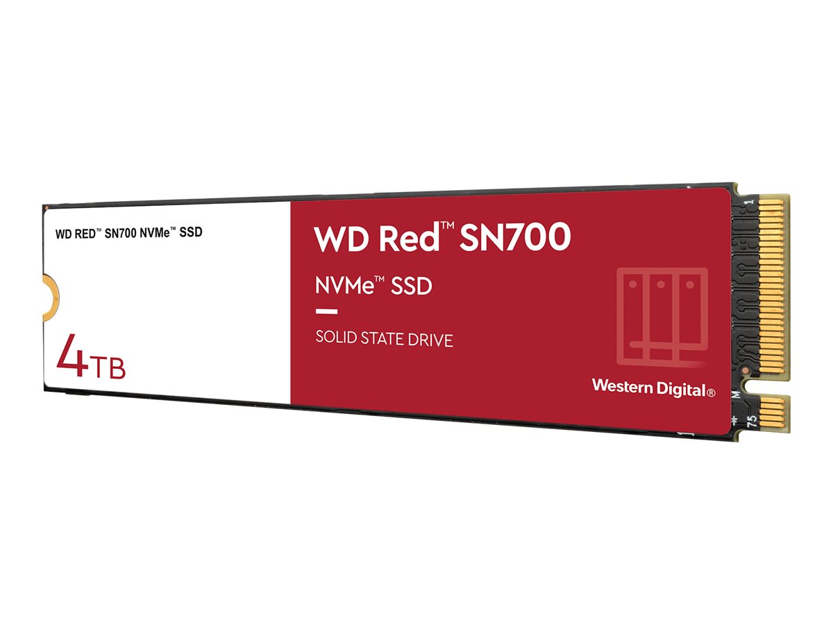 WD Red SN700 WDS400T1R0C - SSD - 4 TB - intern - M.2 2280 - PCIe 3.0 x4 (NVMe)