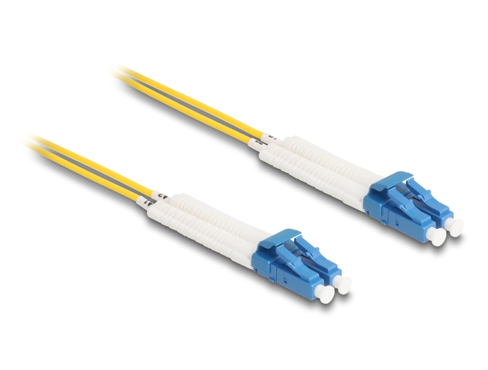 Delock Netzwerkkabel - LC Single-Modus (M) - Gelb, Ansicht 2