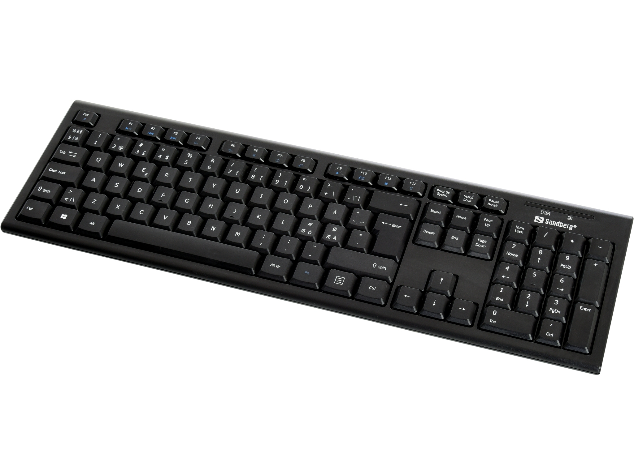 SANDBERG DesktopSet - Tastatur-und-Maus-Set - kabellos - TL: Nordisch, QWERTY, Ansicht 4