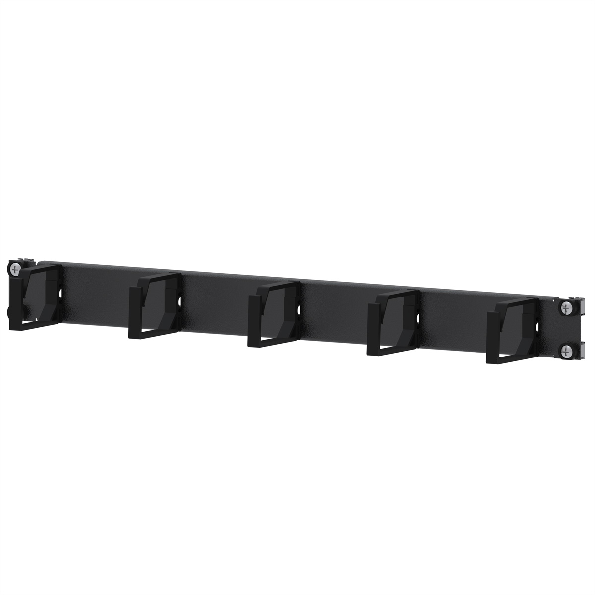 APRA apraNET - Kabelführungsplatte für Schaltschrank - RAL 9005 - 1U - 48.3 cm (19), Ansicht 2