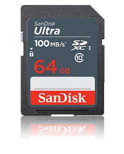 SanDisk Ultra - Flash-Speicherkarte - 64 GB - Class 10, Ansicht 2