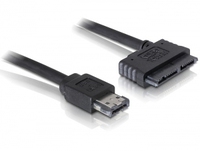 Delock Power Over eSATA cable - Power Over eSATA-Kabel - Mikro SATA (W)