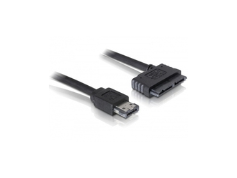Delock Power Over eSATA cable - Power Over eSATA-Kabel - Mikro SATA (W)