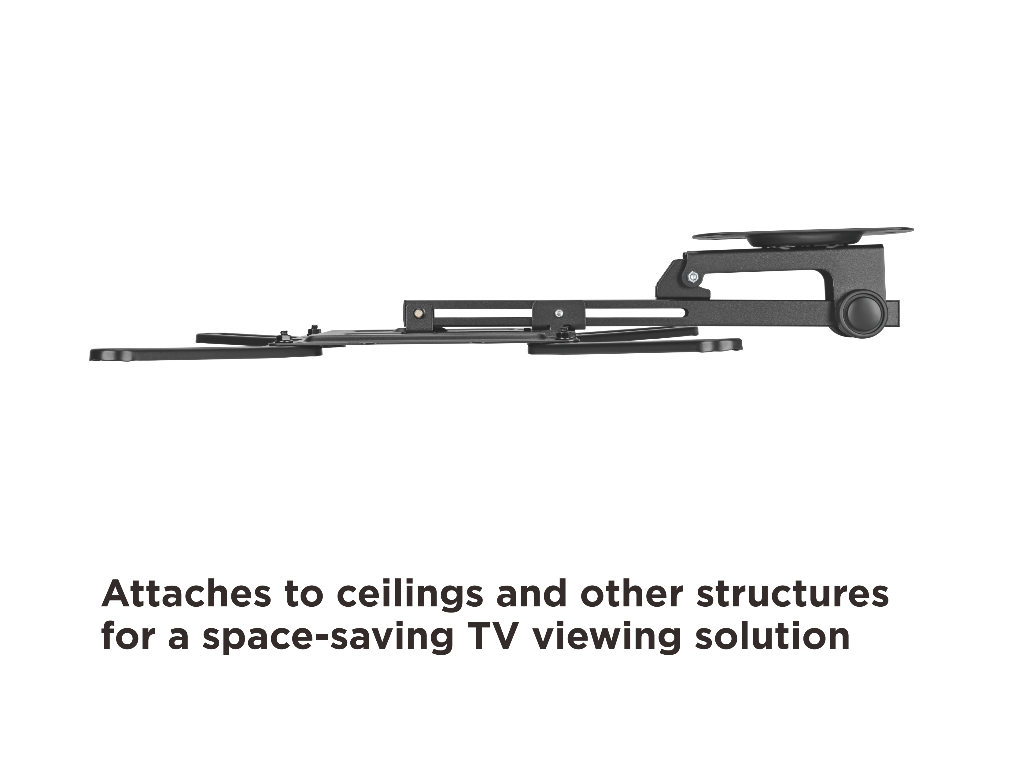 Equip Halterung - für Curved Panel/Flat Panel - stainless steel - Schwarz - Bildschirmgröße: 58.4-139.7 cm (23-55), Ansicht 4