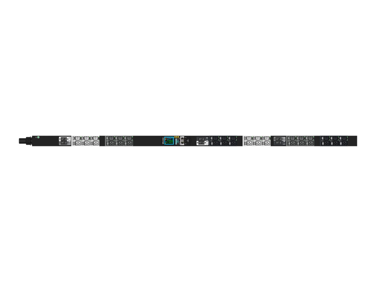 Lenovo Stromverteilungseinheit (Rack - einbaufähig) - geschaltet und überwacht - Wechselstrom 200-240 V - 3 Phasen - Ethernet 10/100/1000 - Eingabe, Eingang IEC 60309 532P6 (18 x IEC 60320 C13/C15, 18 x IEC 60320 C13/C15/C19)