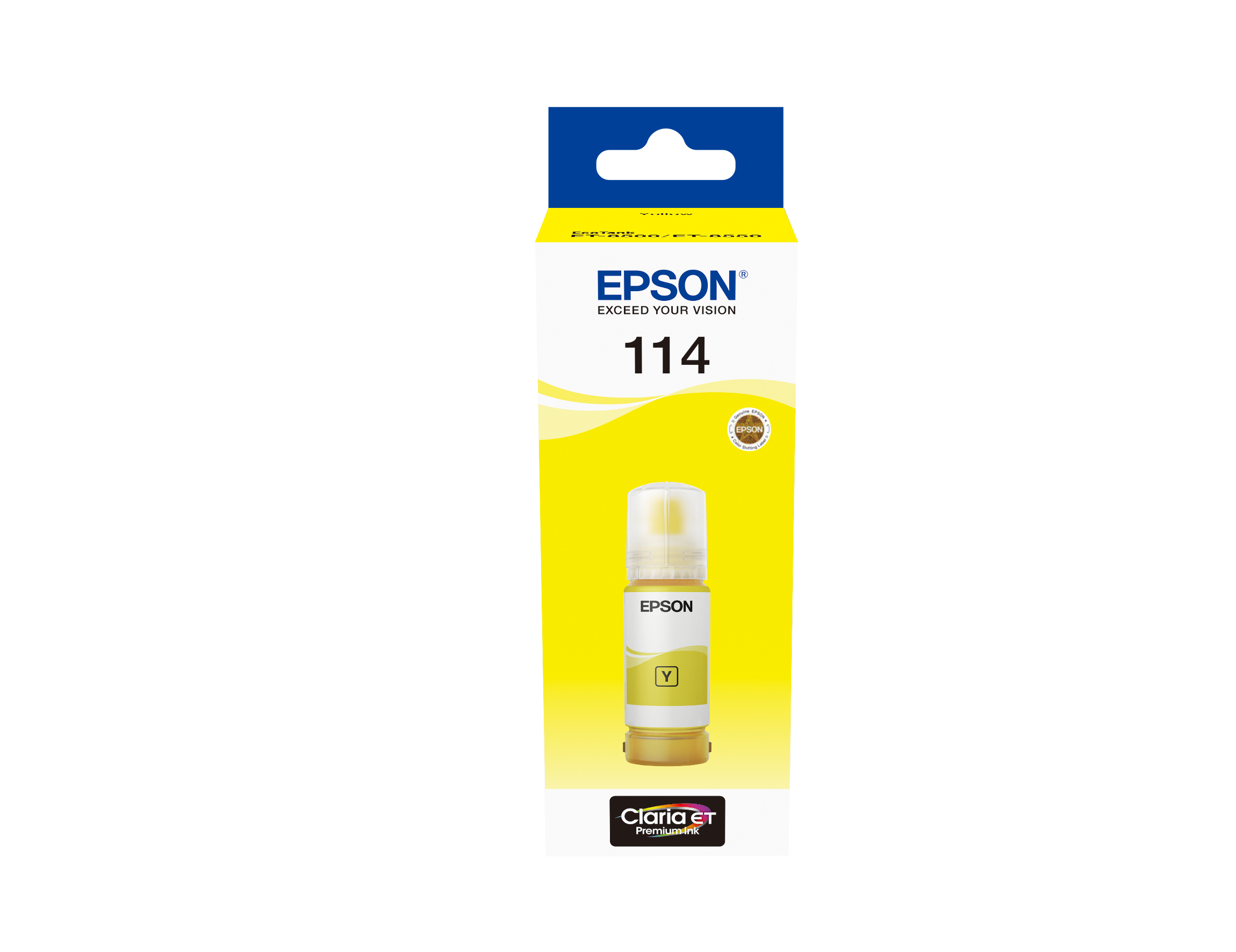 Epson 114 EcoTank Yellow ink bottle - Gelb - Epson - EcoTank ET-8550 EcoTank ET-8500 - Standardertrag - 70 ml - Tintenstrahl
