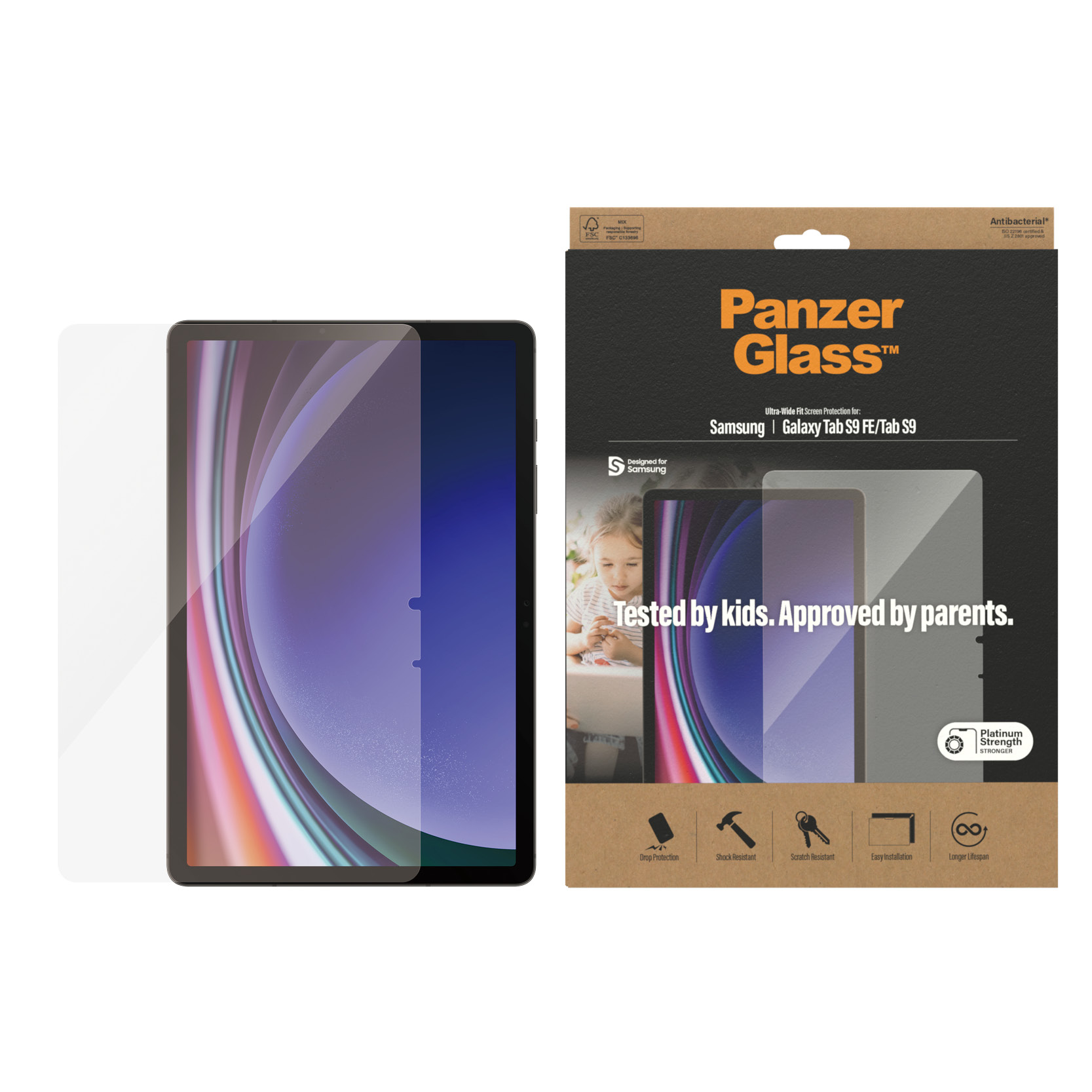 PanzerGlass Bildschirmschutz für Tablet - für Samsung Galaxy Tab S9, Ansicht 4