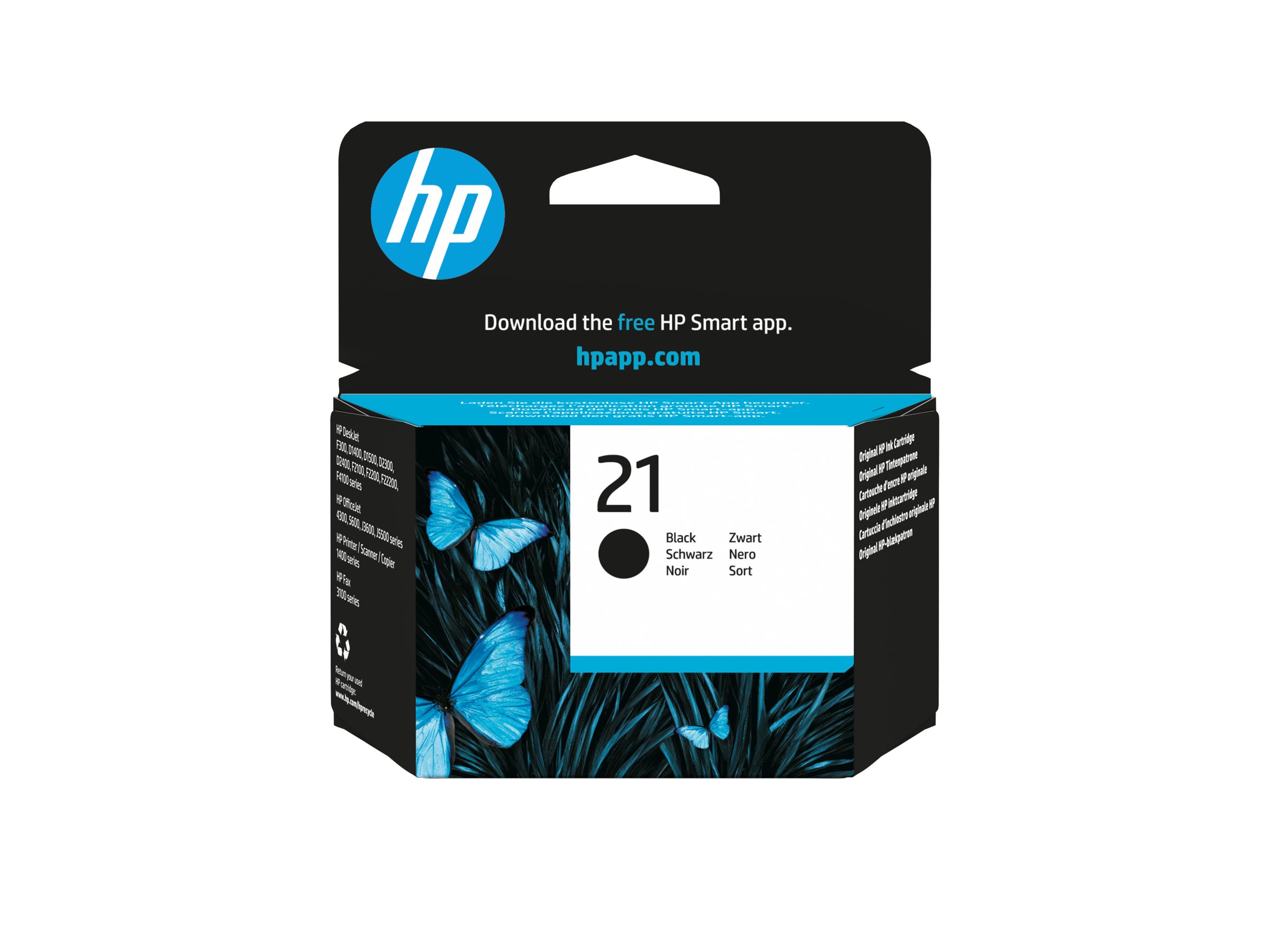 HP 21 - 5 ml - Schwarz - original - Tintenpatrone