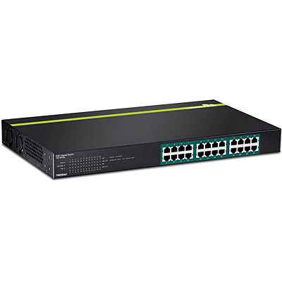 TRENDnet TPE TG240g - Switch - 24 x 10/100/1000 (PoE+), Ansicht 2