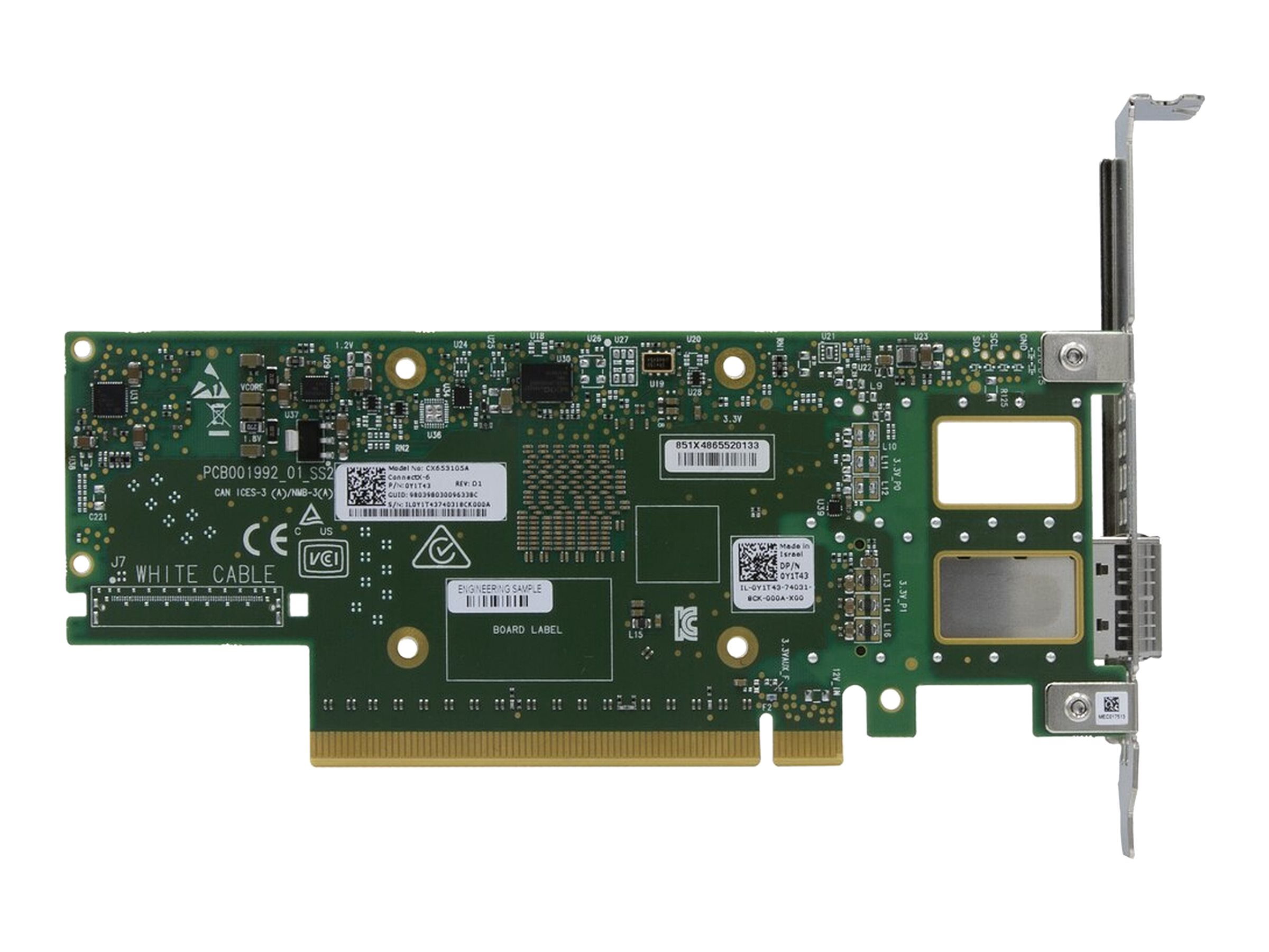 Mellanox NVIDIA ConnectX-6 VPI MCX653105A-ECAT-SP - Single Pack, Ansicht 4