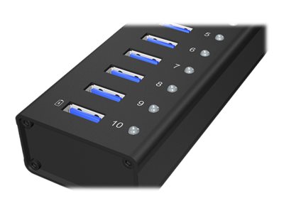 ICY BOX ICY BOX IB-AC6110 - Hub - 10 x SuperSpeed USB 3.0, Ansicht 5