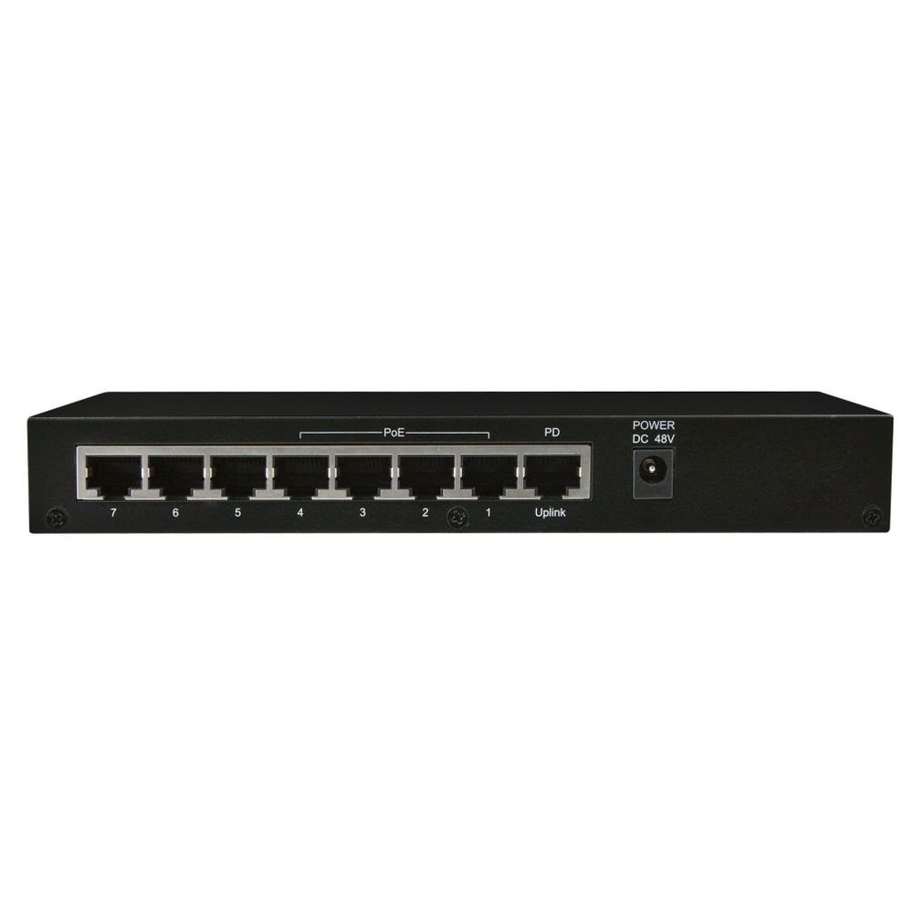 ALLNET ALL-SG8208PD ungemanaged 10G Ethernet (100/1000/10000) - (PoE) Unterstützung Schwarz Netzwerk Switch, Ansicht 2