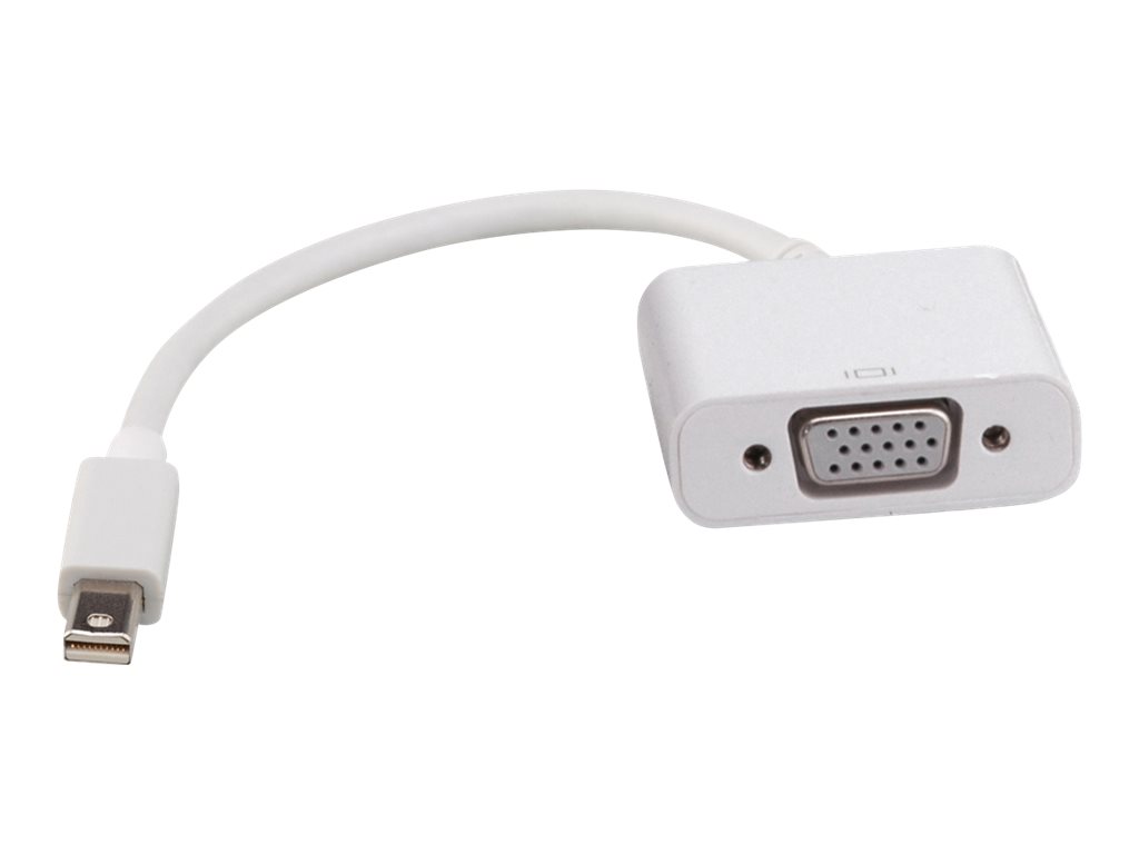 Secomp ROLINE Mini DisplayPort-VGA Adapter - Videokonverter - DisplayPort, RGB, VGA - weiß
