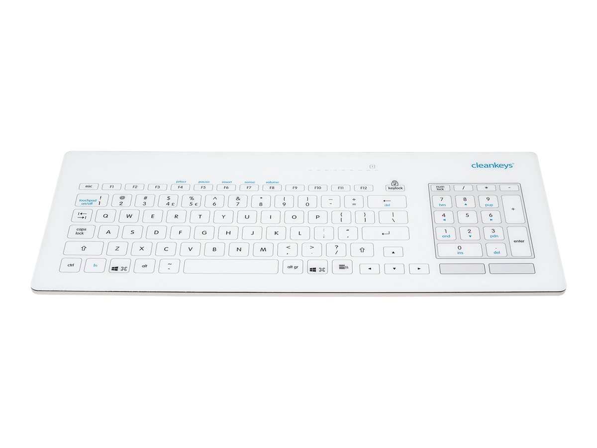 GETT CK5 Cleankeys TKR-098-TOUCH-KGEH-VESA-WHITE-USB-CH