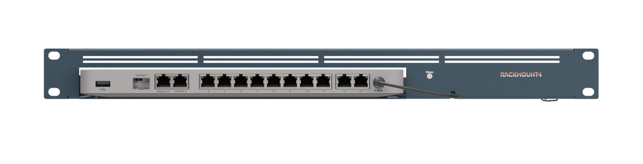 Rackmount.IT RM-CI-T24 - Montagesatz für Netzwerkgeräte - Rack montierbar - cisco metallisch blau - 1U - 48.3 cm (19), Ansicht 3