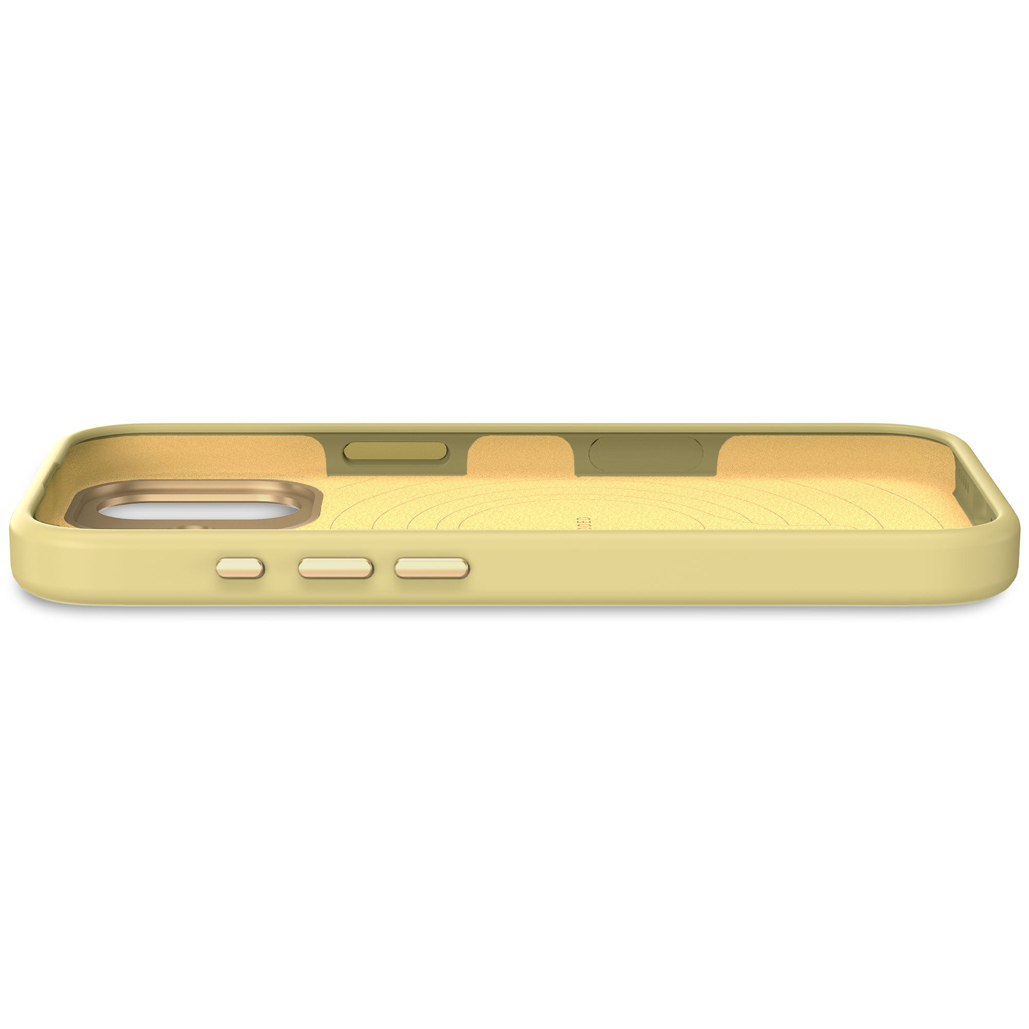 Decoded AntiMicrobial Silicone Backcover iPhone 17 Yuma Yellow, Ansicht 4