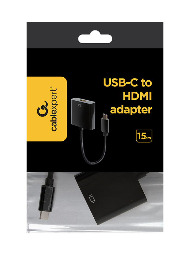 Gembird Cablexpert A-CM-HDMIF-01 - Videoadapter - 24 pin USB-C männlich zu HDMI weiblich, Ansicht 4