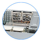Supermicro SC836 BA-R920B - Rack-Montage 3U - E-ATX, Ansicht 2