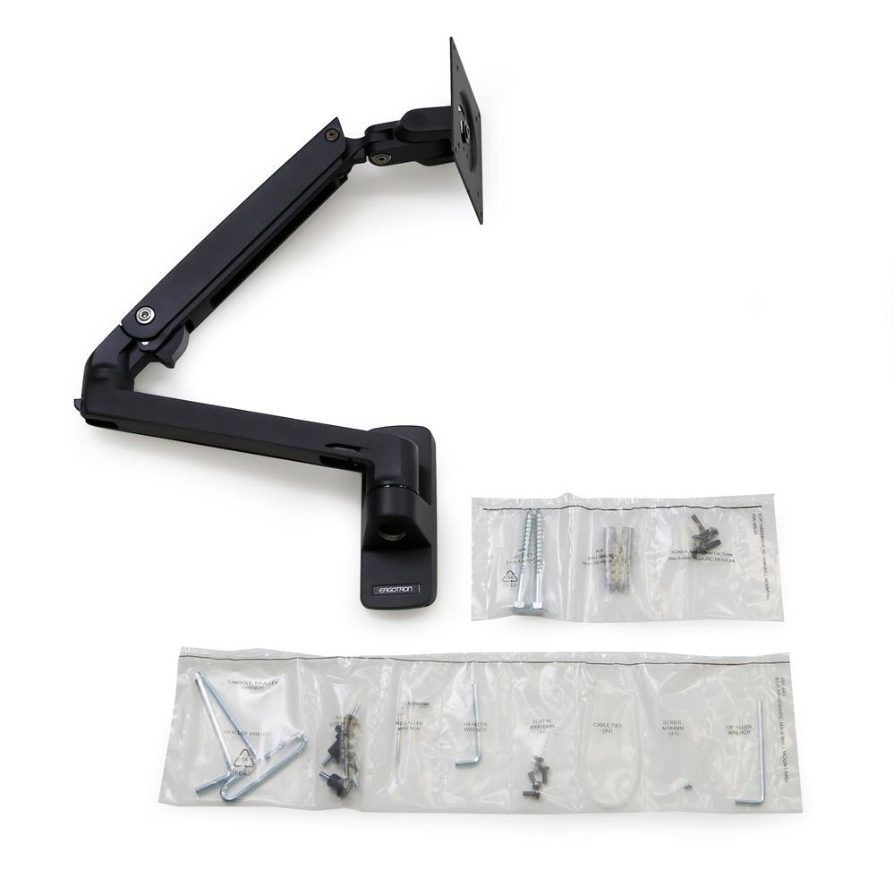 Ergotron MXV - Befestigungskit (Gelenkarm) - für LCD-Display - Schwarz - Bildschirmgröße: bis zu 86,4 cm, Ansicht 2