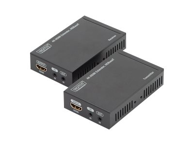 DIGITUS 4K HDMI Extender Set, HDBaseT, 4K/30Hz, 70 m