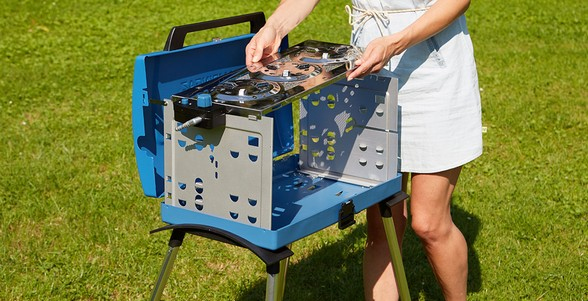 Camping Gaz Campingaz 400 SGR - 5200 W - Grill - Gas - Feuerrost - Blau - Silber - Rechteckig, Ansicht 4