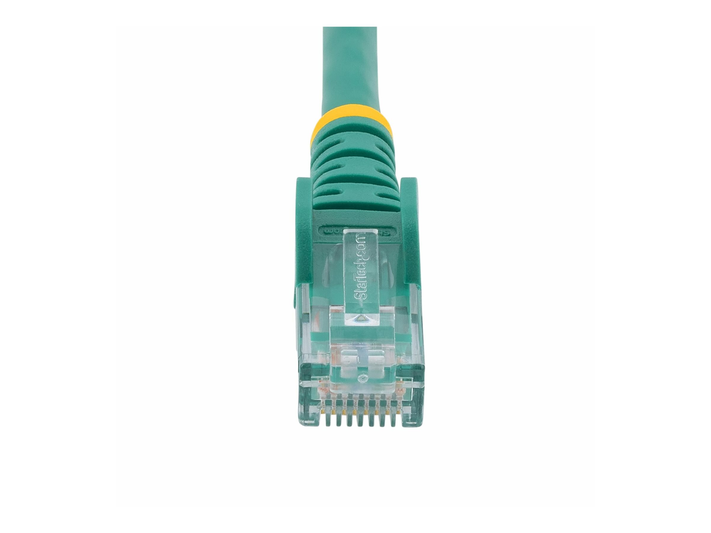 StarTech.com 50cm CAT6 Ethernet Cable, 10 Gigabit Snagless RJ45 650MHz 100W PoE Patch Cord, CAT 6 10GbE UTP Network Cable w/Strain Relief, Green, Wiring is UL Certified/TIA - Category 6 - 24AWG (N6PATC50CMGN)