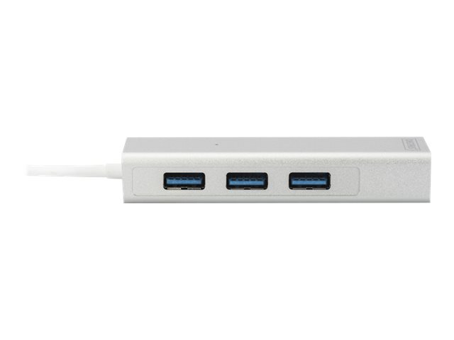 DIGITUS USB 3.0 3-Port Hub & Gigabit LAN-Adapter, Ansicht 2
