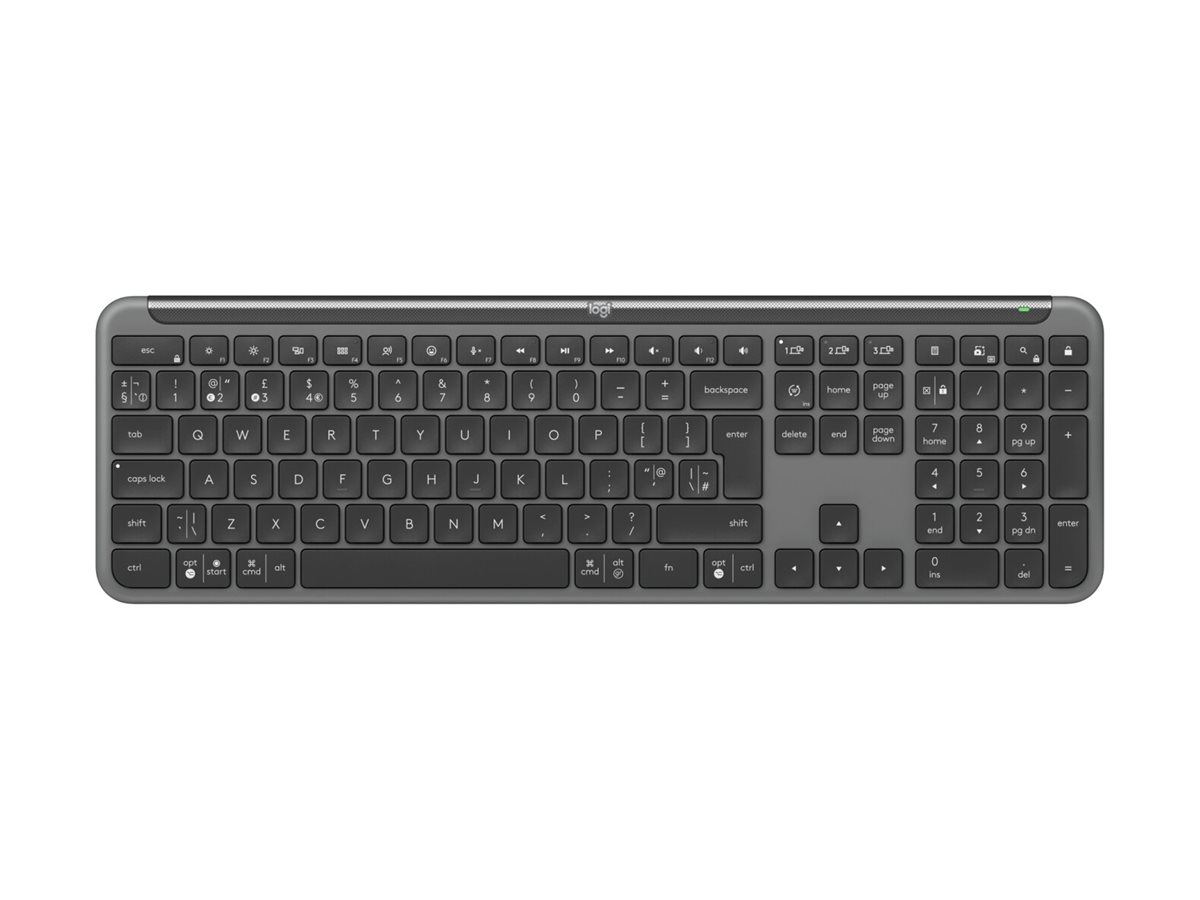Logitech Signature Slim K950 - Tastatur - kabellos - TL: Nordisch, QWERTY, Ansicht 5