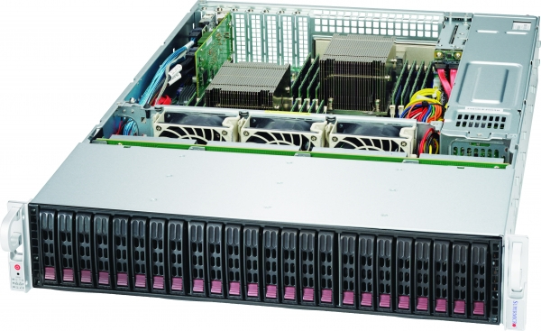 Supermicro SC216 BE1C4-R1K23LPB - Rack-Montage, Ansicht 2