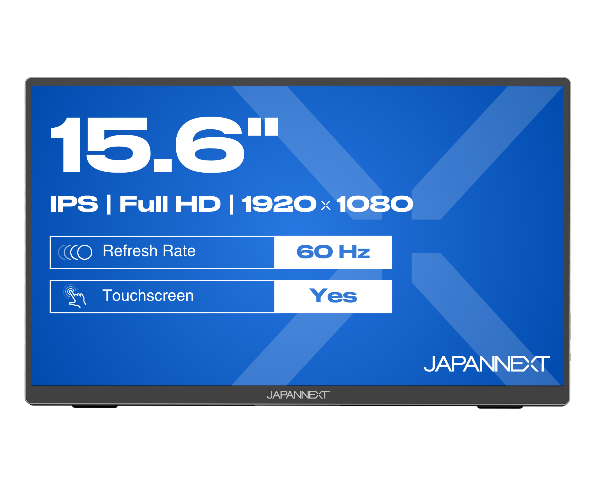 JAPANNEXT 39.6cm (15,6) JN-MD-i156FHDR-T HDMI/USB-C M-Touch FHD, Ansicht 2