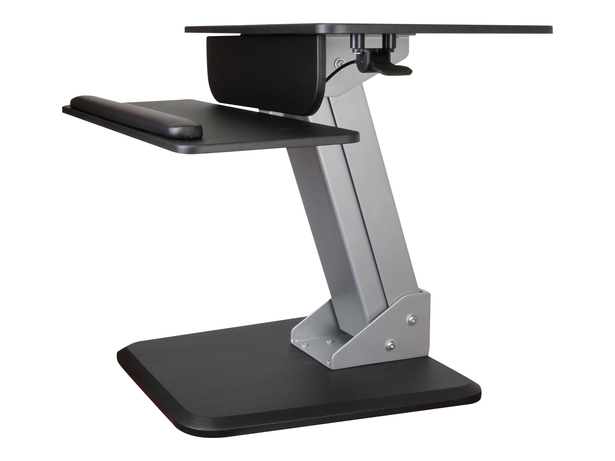 StarTech.com Startech Height Adjustable Standing Desk Converter - Sit Stand Desk with One-finger Adjustment - Ergonomic Desk (ARMSTS)
