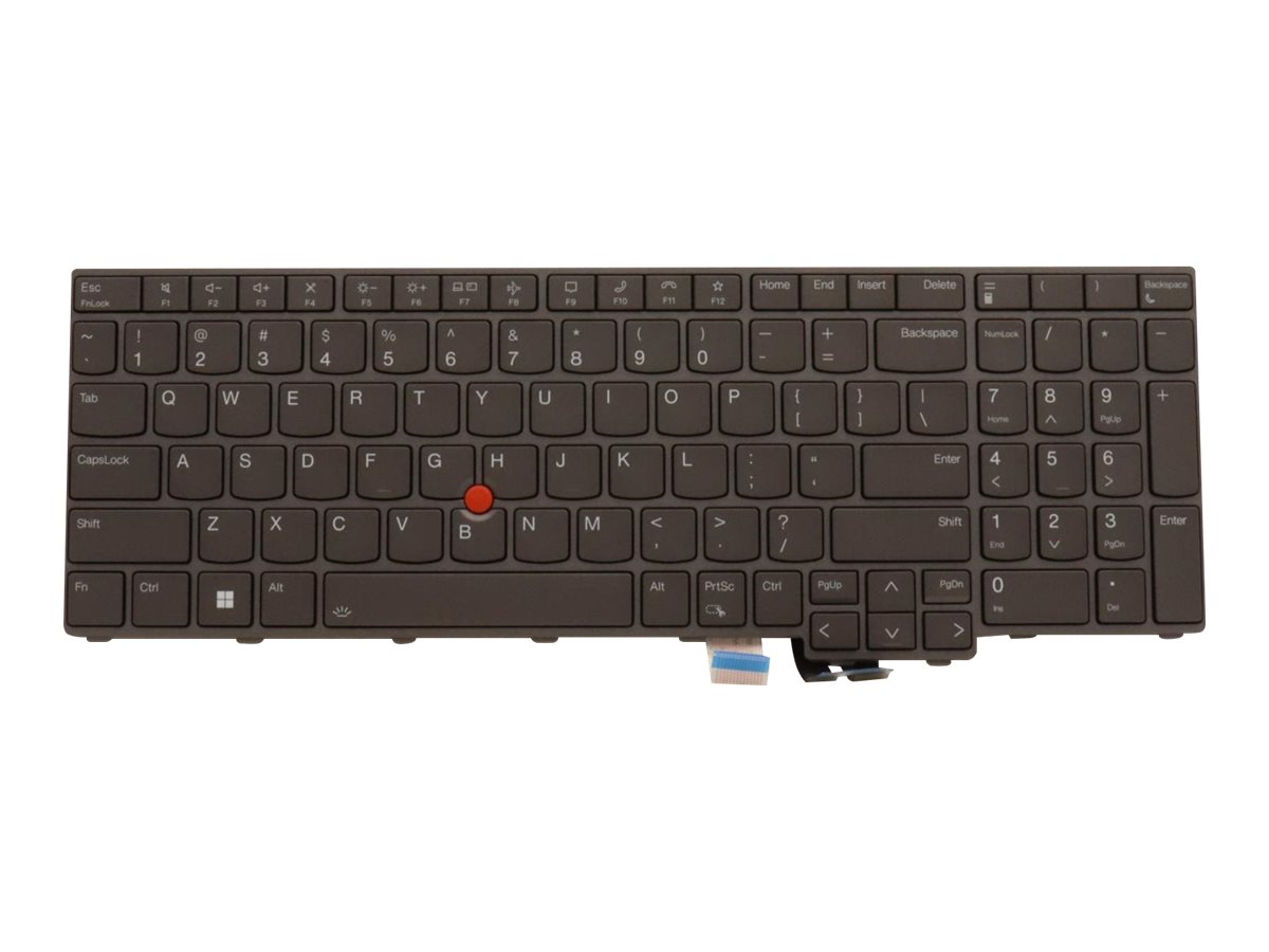 Lenovo Ersatztastatur Notebook - mit Trackpoint - TL: US, QWERTY, Ansicht 3