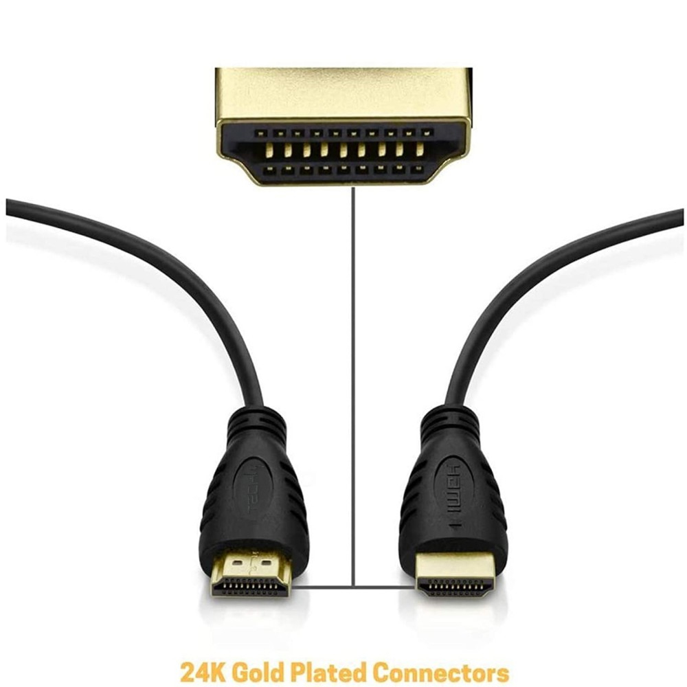 Techly HDMI-Kabel mit Ethernet - HDMI männlich zu HDMI männlich, Ansicht 4