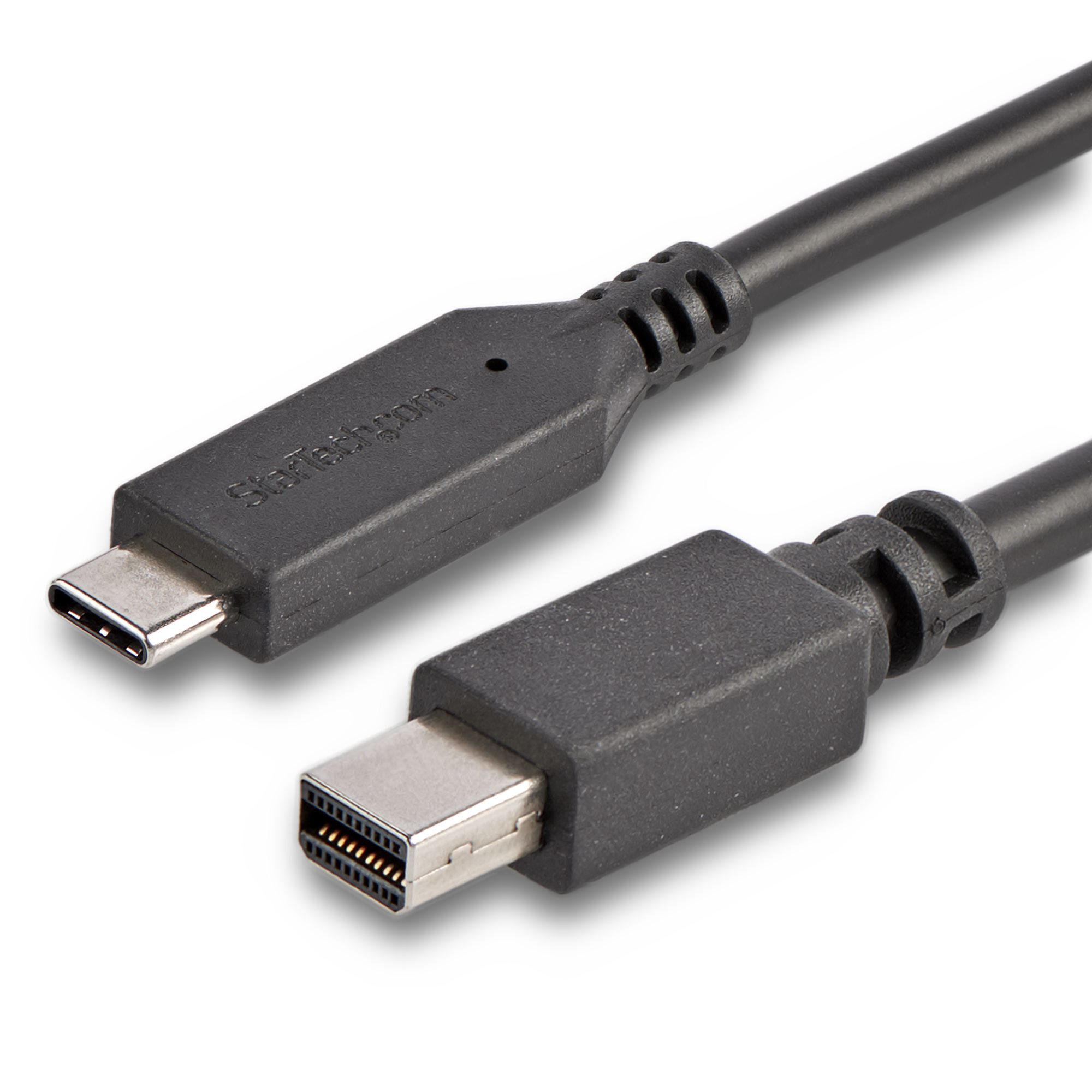 StarTech.com 1,8m USB-C auf Mini DisplayPort Kabel - 4K 60Hz - Schwarz, 1,8 m, USB Typ-C, Mini DisplayPort, Männlich, Männlich, Gerade