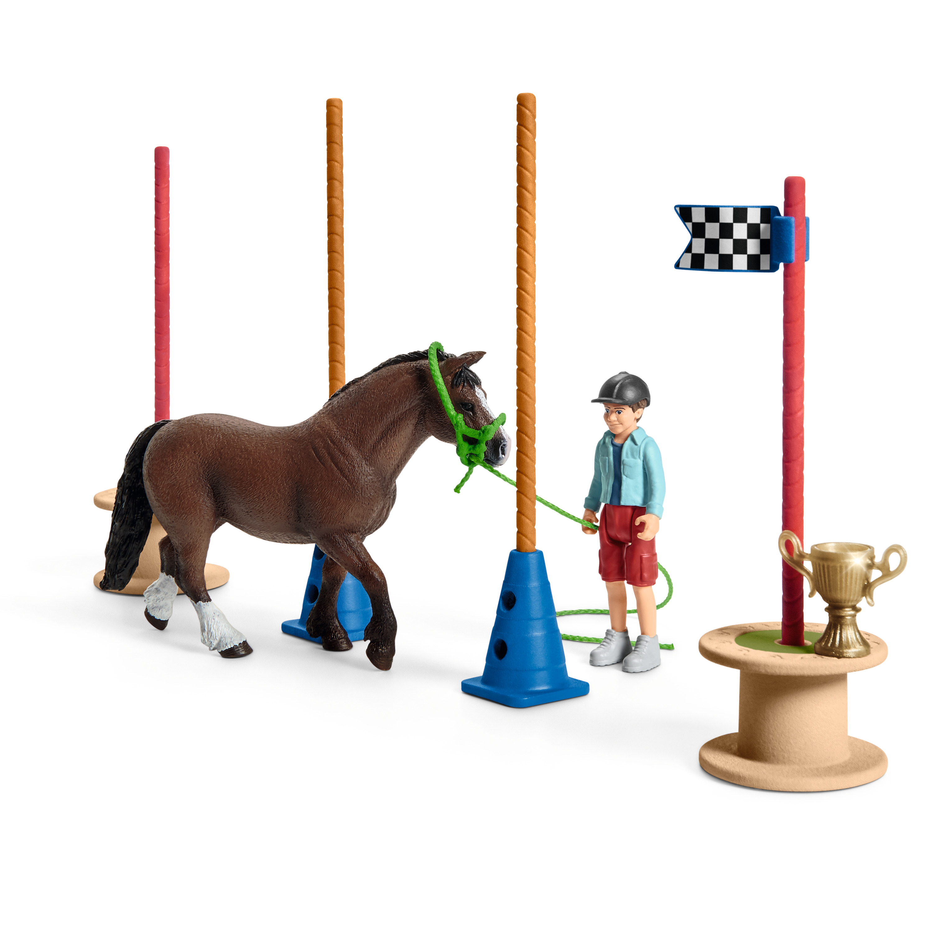Schleich FARM WORLD Pony Agility Rennen - Farm - 3 Jahr(e) - Mehrfarbig - Kunststoff, Ansicht 3