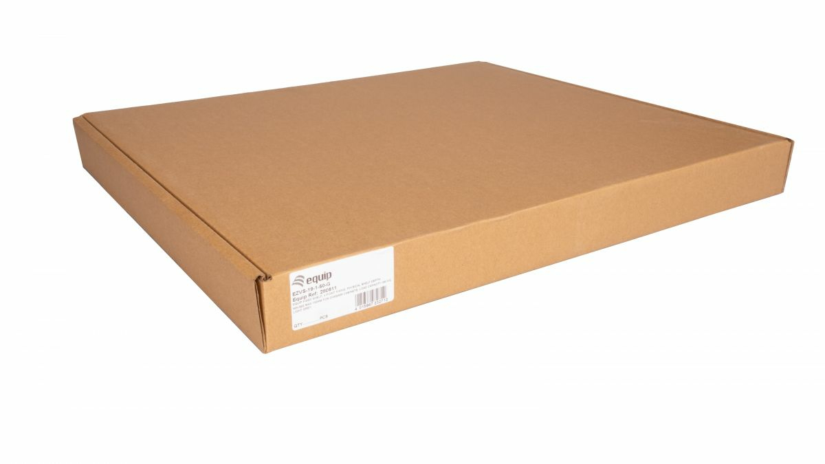Equip Fachboden variabel 19 für Serverschränke 1U 50cm gr - Zubehör Stromversorgung - 0,5 m, Ansicht 4