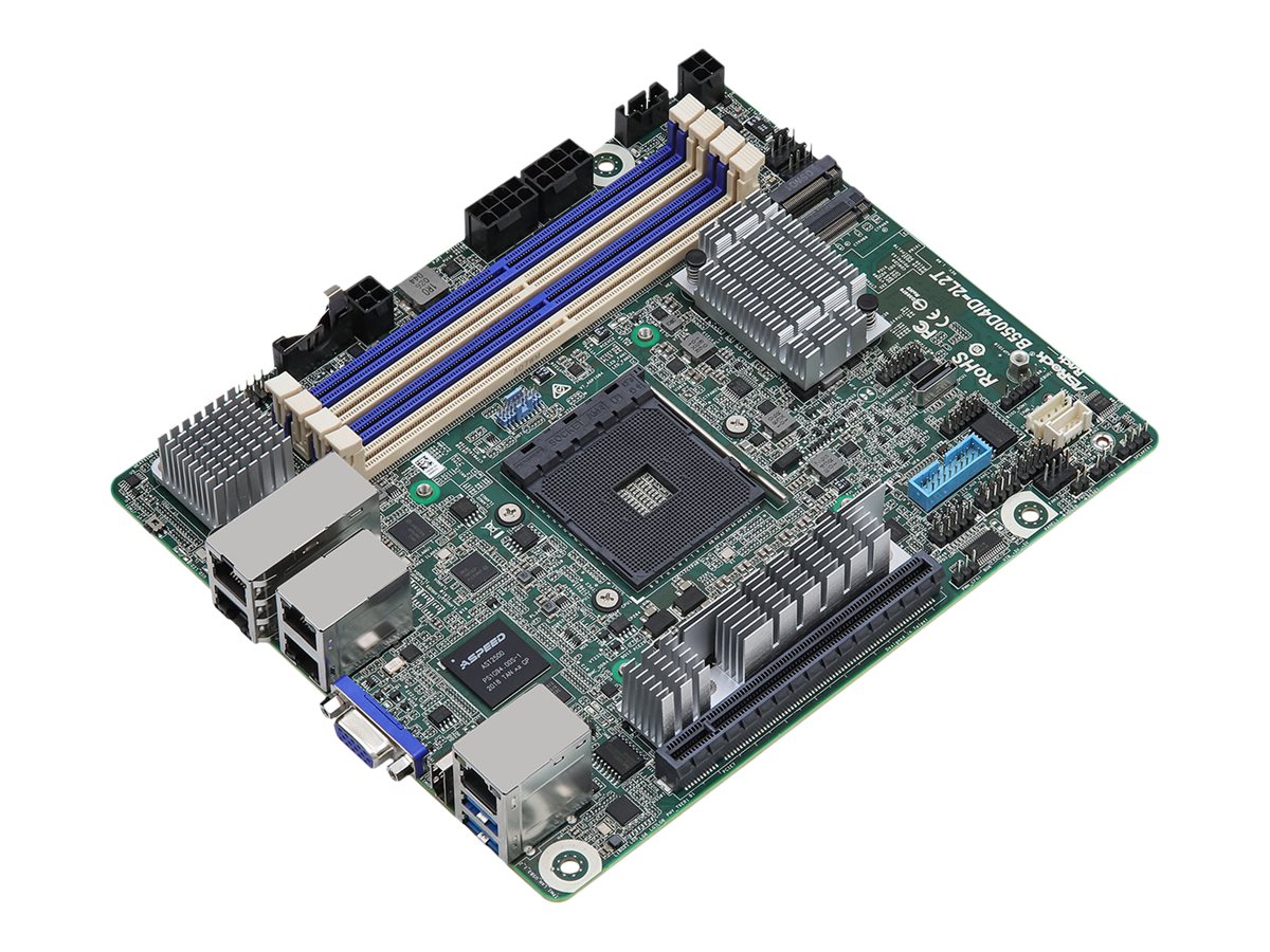 ASRock Mainboard B550 mini-ITX Sockel AM4 - Mainboard - AMD Sockel AM4 (Ryzen), Ansicht 2