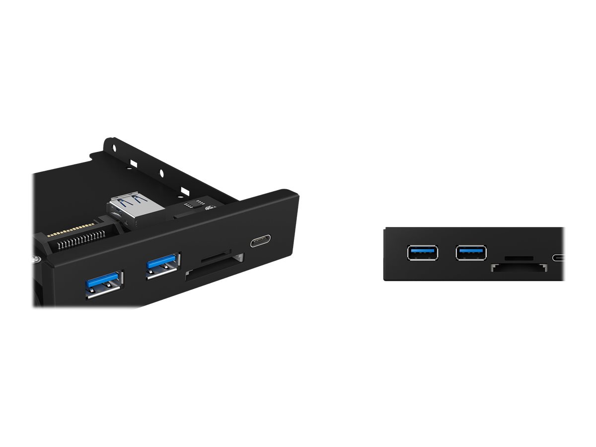 ICY BOX IB-HUB1417-i3 - Hub - 2 x SuperSpeed USB 3.0 + 1 x USB-C, Ansicht 3