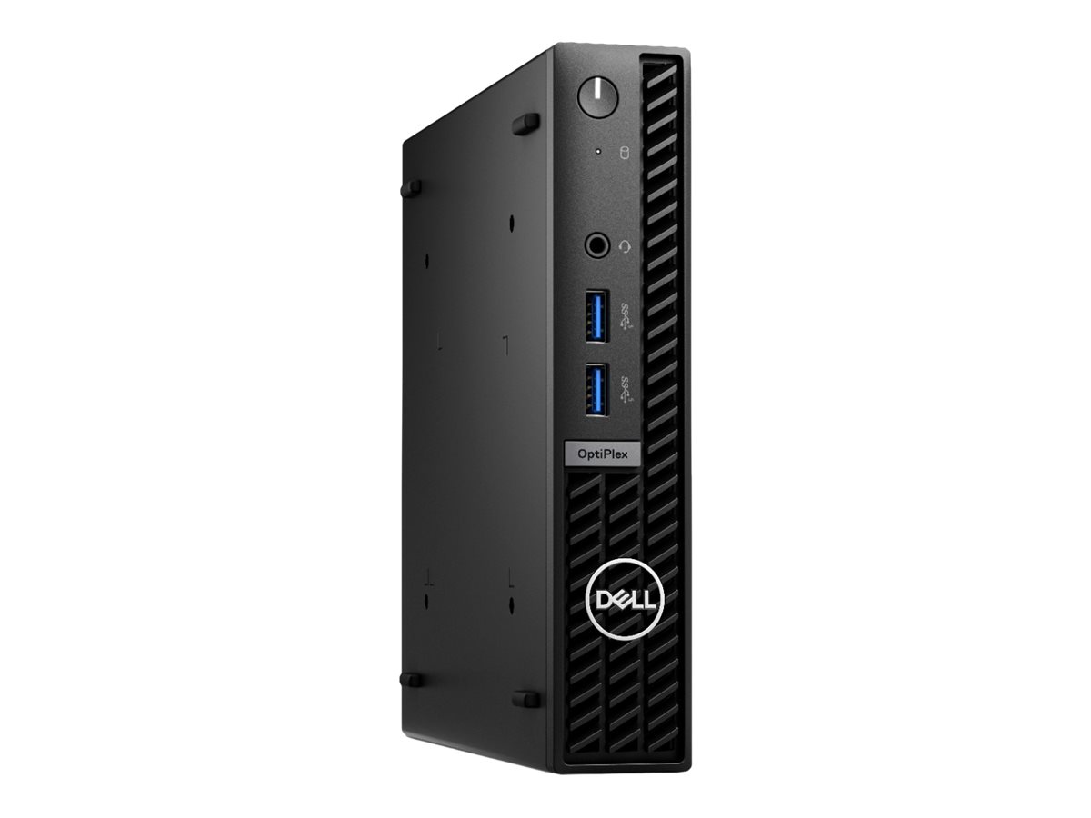 Dell OptiPlex 7010 - Micro - Core i5 13500T / 1.6 GHz - vPro Enterprise - RAM 16 GB - SSD 256 GB - NVMe, Class 35 - UHD 