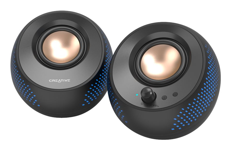 Creative Labs Creative Pebble X - Lautsprecher - für PC - 2.0-Kanal - kabellos - Bluetooth - 15 Watt (Gesamt), Ansicht 2